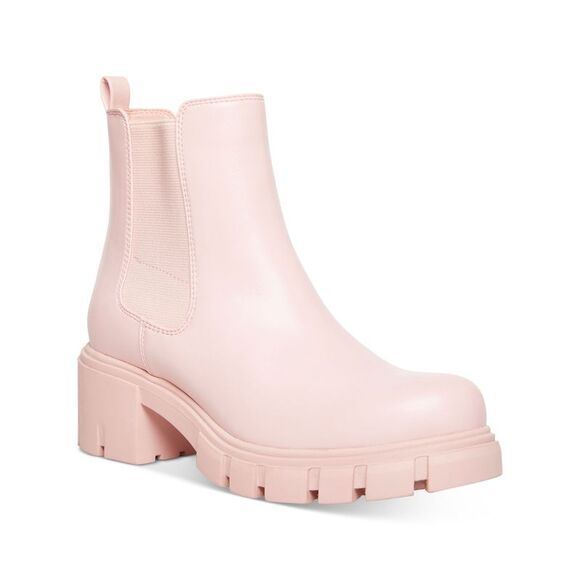 MADDEN GIRL Shoes - NWT MADDEN GIRL Womens Sand Pink 1" Platform Back Pull-Tab Tessa Chelsea 6 M